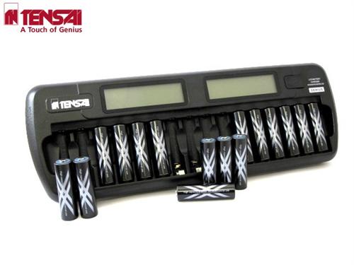 SPARSET: Tensai TI-1600L- Intelligentes-Ladegerät + 16er eneloop XX (HR-3UWXB)