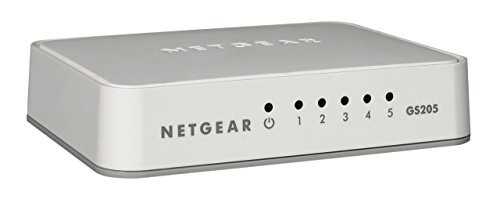 NETGEAR GS205-100UKS 5 Port Gigabit Ethernet 10/100/1000 Mbps Switch
