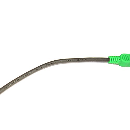 PortaPow 3.3ft 20AWG Charge+Sync Micro USB Cable for Android, Qualcomm Quickcharge 2.0 Compatible