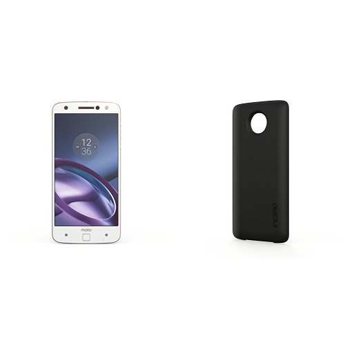 Pack Lenovo Moto Z Smartphone débloqué 4G blanc + Lenovo Moto Mod Batterie Incipio OffGrid Noir