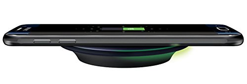 Samsung Wireless Charging Pad with 2A Wall Charger w/ Warranty -  Frustration Free Packaging, Black Sapphire