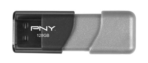 PNY Turbo 128GB USB 3.0 Flash Drive - Speeds Approximately 10X Faster Than USB 2.0 - P-FD128TBOP-GE