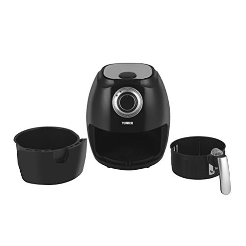 Tower T17005 Healthier Oil Free Rapid Air Fryer, 1350 W, 3.2 L - Black
