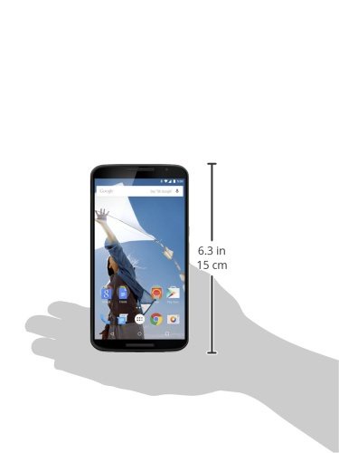 Motorola Nexus 6 Unlocked Cellphone, 64GB, Cloud White (U.S. Warranty)