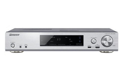 Pioneer VSX-S510-S Slim Netzwerk-Mehrkanal Receiver (Airplay, DLNA 1.5, HTC Connect, vTuner Internetradio, Steuerung via App) silber