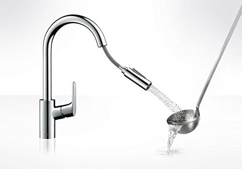 Hansgrohe Spültisch-Einhebelmischer Focus Schwenkbereich 150 Grad, verchromt, 31815000