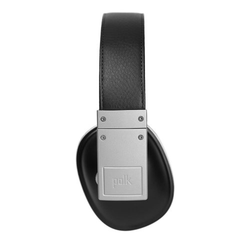Polk Audio Buckle Headphones - Black/Silver - with 3 button control and microphone