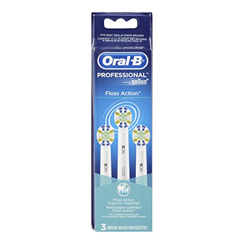 Oral-B Professional Floss Action Replacement Brush Head 3 Count