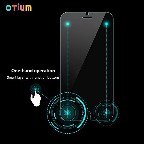 Otium Smart iPhone 6 6s Tempered Glass Screen Protector Easy Installation Applicator HD Anti-Scratch Anti-Fingerprint for iPhone 6 6s 4.7