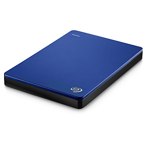 Seagate Backup Plus Slim 1TB Portable External Hard Drive with 200GB of Cloud Storage & Mobile Device Backup USB 3.0 (STDR1000102) - Blue