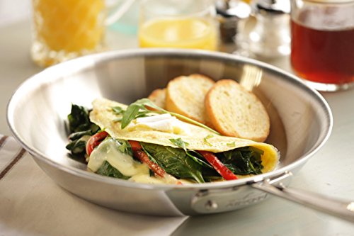 All-Clad 4112 Stainless Steel Tri-Ply Bonded Dishwasher Safe Fry Pan / Cookware, 12-Inch, Silver