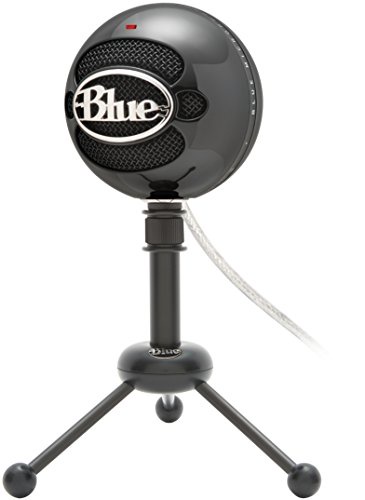 Blue Mircophones Snowball USB Mikrofon, Glänzend Schwarz
