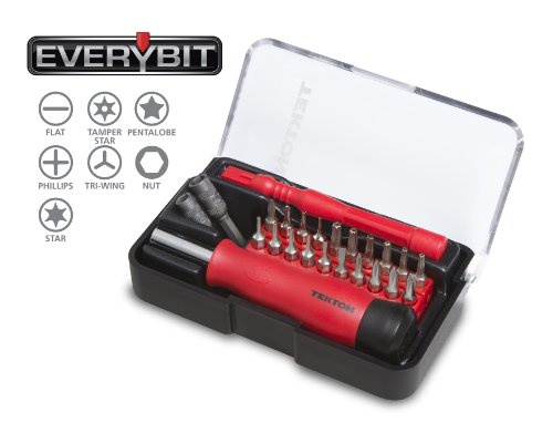TEKTON 2830 Everybit Tool Kit for Electronics, Phones and Precision Devices, 27-Piece