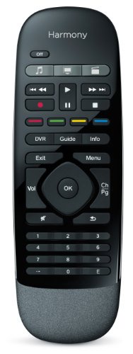 Logitech Harmony Smart Control with Smartphone App and Simple All In One Remote - Black