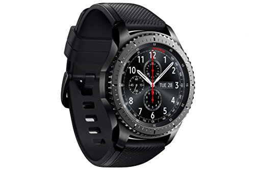 Samsung Gear S3 frontier (3,3 cm (1,3 Zoll) Display, NFC, Bluetooth, WLAN, Tizen OS), mit Silikon-Armband