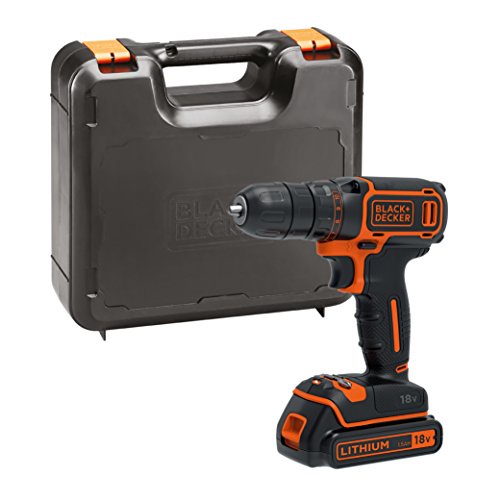 BLACK+DECKER BDCDC18K-GB 18 V Drill Driver with Kit Box