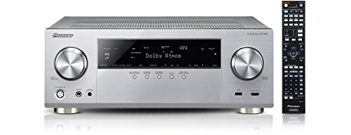 Pioneer VSX-930-S 7.2 Netzwerk-Mehrkanal Receiver (165 Watt Pro Kanal, Dolby Atmos, WiFi, Bluetooth, Ultra-HD Video Scaler, HDCP 2.2, App Steuerung, Airplay, DLNA, Internetradio, Spotify Connect) silber