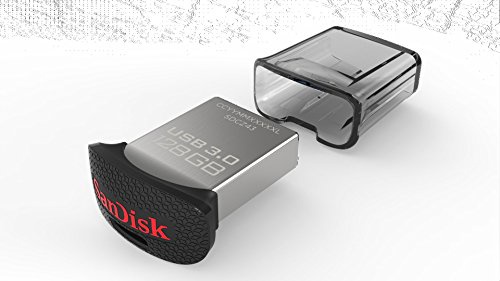 SanDisk Ultra Fit 128GB USB 3.0 Flash Drive (SDCZ43-128G-GAM46) [Newest Version]
