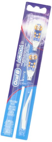 Oral-B 3D White Action Replacement Toothbrush Heads, 2 Count