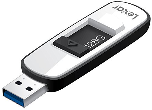 Lexar JumpDrive S75 128GB USB 3.0 Flash Drive - LJDS75-128ABNL (Black)