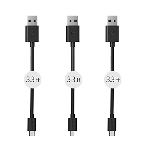 Tronsmart® [3-Pack] 20AWG Charge Premium Micro USB Cable USB 2.0 A Male to Micro B Sync & Charging Cable for Android Phones,MP3 Players And More (3.3ft*3)