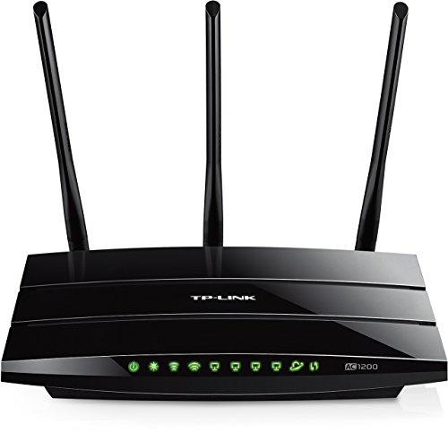 TP-LINK Archer C5 AC1200 Dual Band Wireless AC Gigabit Router, 2.4GHz 300Mbps+5Ghz 867Mbps, 2 USB Ports, IPv6, Guest Network
