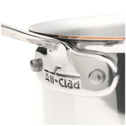 All-Clad 6203 SS Copper Core 5-Ply Bonded Dishwasher Safe Saucepan with Lid / Cookware, 3-Quart, Silver
