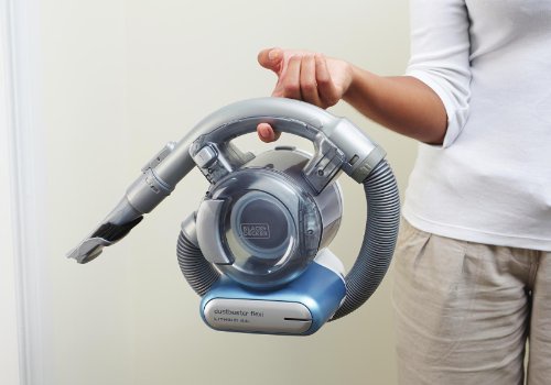 Black + Decker PD1420LP-GB Lithium Flexi Vacuum with Pet Hair Removal Tool, 14.4 V - Light Blue