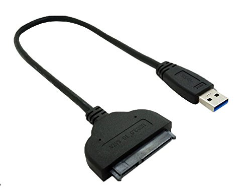 niceeshop(TM) USB 3.0 to 2.5 Inch Sata III Hard Drive Adapter Cable(Black)