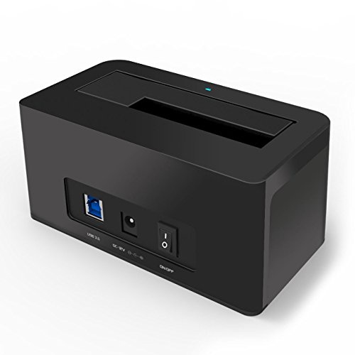 Unitek USB 3.0 to SATA External Hard Drive Docking Station for 2.5 3.5 Inch SATA I / II / III HDD SSD, Support UASP SATA 6Gbps & 6TB, 12V2A Power Supply