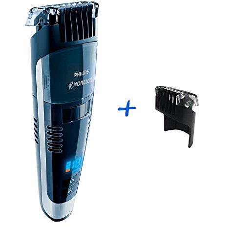 Philips Norelco BeardTrimmer 7300, vacuum trimmer with adjustable length settings (Model # QT4070/41)