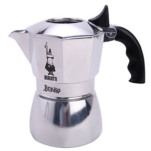 Bialetti Brikka 2 Tassen Espressokocher mit Cremaventil