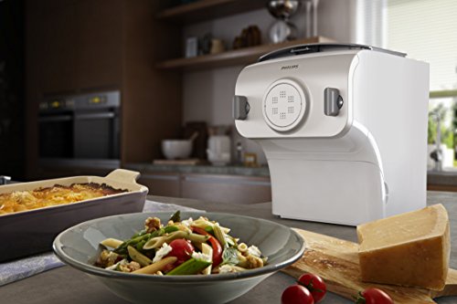 Philips HR2355/09 Macchina per Pasta, 200 W, Champagne/Argento