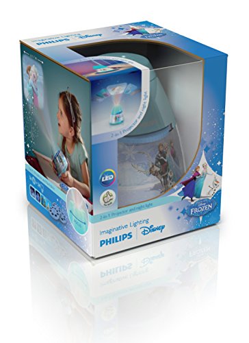 Philips Disney Frozen Children's Night Light and Projector (1 x 0.1 W Integrated LED)
