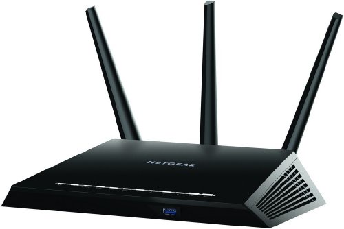 NETGEAR R7000-100UKS Nighthawk AC1900 Dual Band Wireless Gigabit 11AC Gaming Router (1.0 GHz Dual-core Processor, USB 3.0, Gigabit Ethernet) - Open Source Available