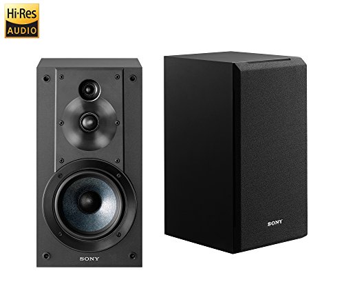 Sony SSCS5 3-Way 3-Driver Bookshelf Speaker System (Black)