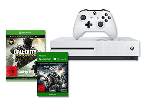 Xbox One S 1TB Konsole - Gears of War 4 Bundle + Call of Duty: Infinite Warfare - Legacy Edition