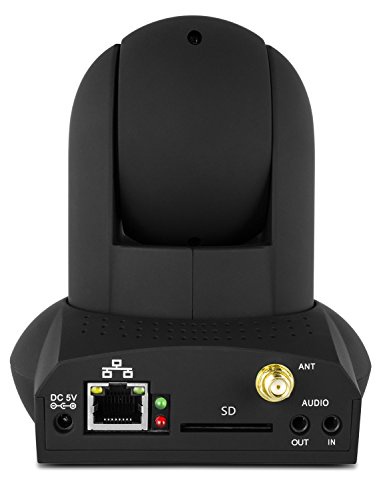 Foscam FI9821P - Plug & Play 1.0 Megapixel 1280 x 720 Wireless/Wired Pan/Tilt IP Camera with IR-Cut - Black (Certified Refurbished)