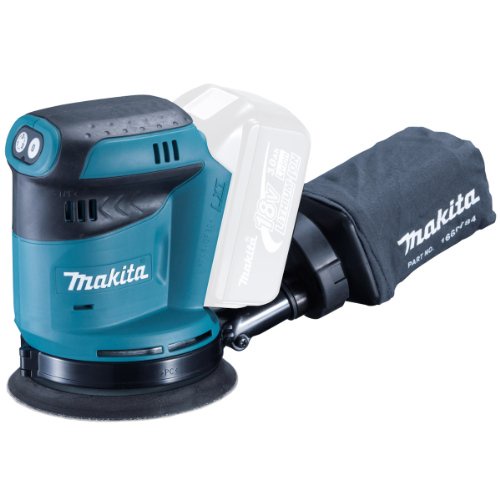 Makita DBO180Z Cordless Body Only Cordless 18 V Li-ion Random Orbit Sander, 125 mm