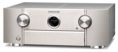 Marantz SR6010/N1SG 7.2 AV-Receiver (7x 185W, Bluetooth, Spotify connect, Airplay, Phono, 7-HDMI Eingänge, 2-Ausgäng) schwarz/silbergold