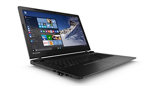 Lenovo Ideapad 100 15.6-Inch Laptop (Black) - (Intel Core i5-5200U, 8 GB RAM, 1 TB Storage, Windows 10 Home)