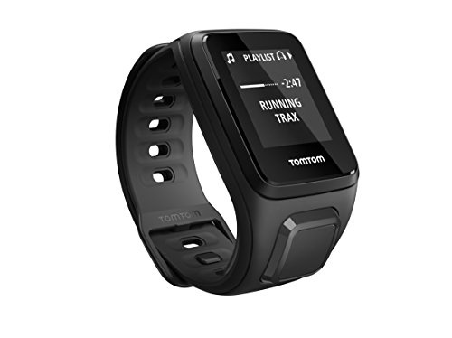 TomTom Spark Cardio + Musik GPS-Fitnessuhr schwarz, Größe S