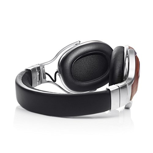 Denon AH-MM400 Over Ear-Kopfhörer (40 mm Free Edge-Treiber, Aluminium-Kopfbügel, Echtholz-Hörergehäuse) Walnuss-Holz