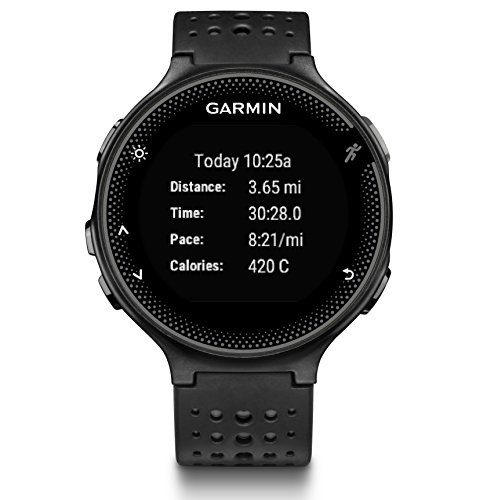 Garmin Forerunner 235 GPS Running Watch with Elevate Wrist Heart Rate and Smart Notifications - Black/Grey