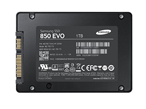 Samsung 850 EVO 1TB 2.5-Inch SATA III Internal SSD (MZ-75E1T0B/AM)