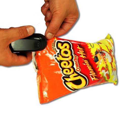 Stainless Steel Hand Re-Sealer for Portable Storage Food Bags Heat Handheld batteries not included. : Amazon.com : Kitchen & Dining