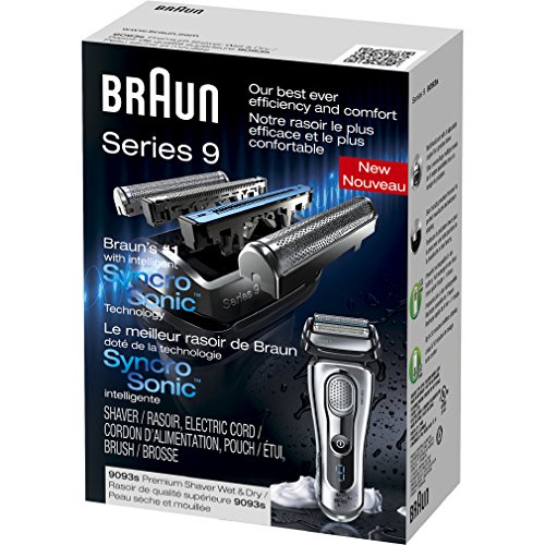 Braun Series 9 9093s Wet and Dry Waterproof Foil Shaver for Men, Electric Men's Razor, Razors, Shavers, Cordless Shaving System