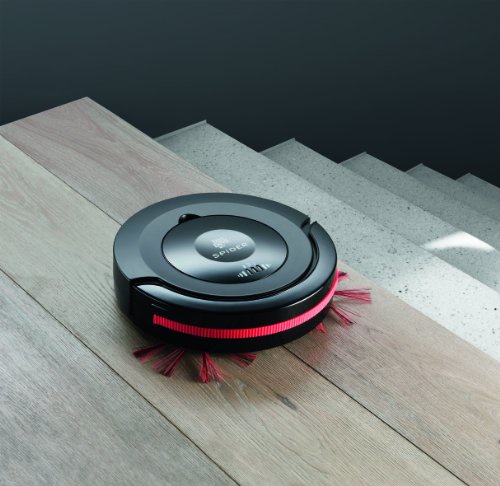 Dirt Devil M607 Saugroboter Spider (17 Watt, 0,27l Staubbehältervolumen, 3 Programme) schwarz