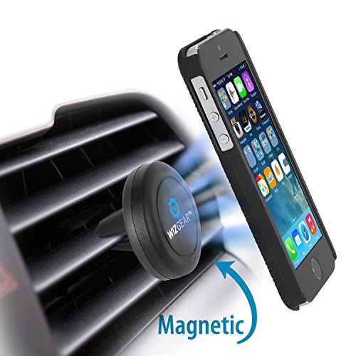 Car Mount, WizGear™ Universal Air Vent Magnetic Car Mount Holder, for Cell Phones and Mini Tablets with Fast Swift-SnapTM Technology, Magnetic Cell Phone Mount