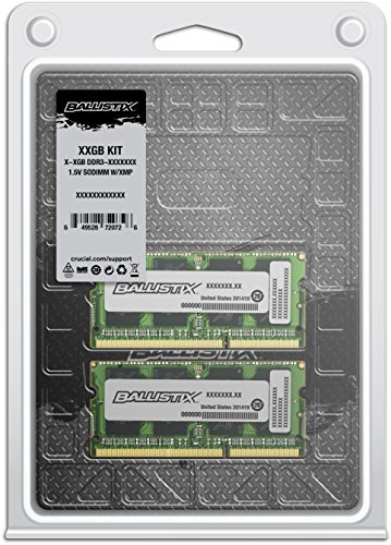 Crucial Ballistix Sport 8GB Kit (4GBx2) DDR3 1866 (PC3-14900) SODIMM Laptop Memory BLS2K4G3N18AES4/BLS2C4G3N18AES4